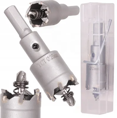 Produktbild von TCT Lochsäge 25 mm Kreisschneider Bohrkrone Metall, Stahl, Aluminium