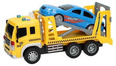 Image de Camion de dépannage Transporter avec son et lumière de voiture