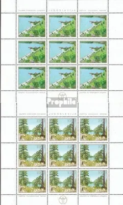 Produktbild von Briefmarken Jugoslawien 1979 Mi 1800Klb-1801Klb Kleinbögen (kompl.Ausg.) postfrisch Naturschutz
