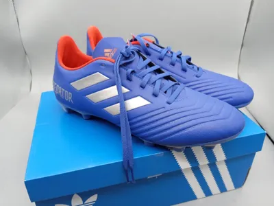 Produktbild von Adidas Fußballschuhe Stollen Predator 19.4 blau Gr. 11 (44,5)