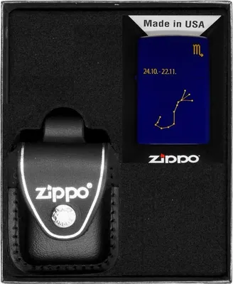 Produktbild von ZIPPO Feuerzeug Set Sternzeichen Skorpion Design Geschenk Nr. 3