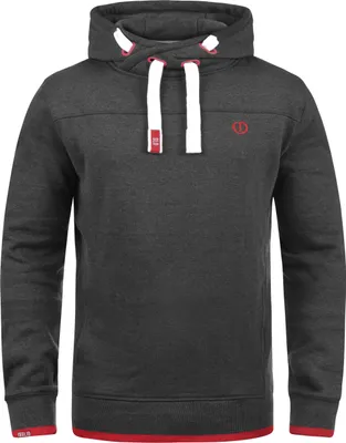 Produktbild von SOLID SDBenjamin Hood Herren Kapuzenpullover Hoodie Pullover mit Kapuze Eingrifftaschen Rippbündchen Baumwollmischung Regular fit