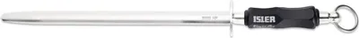 Produktbild von Giesser Messer Silver Cut Abziehstahl Wetzstahl Messerschärfer poliert oval - 31cm schwarz
