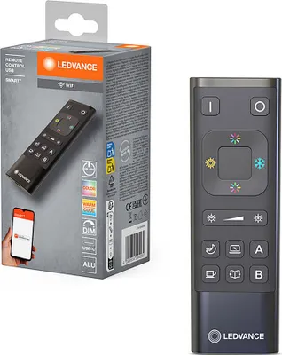 Produktbild von Ledvance Smart+ Fernbedienung Remote Schwarz RGBW CCT USB-C aufladbar App WiFi
