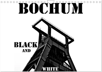 Produktbild von Bochum Black and White (Wandkalender 2025 DIN A4 quer), CALVENDO Monatskalender
