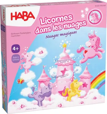 Immagine prodotto di Haba gioco da tavolo Unicorni tra le nuvole gioco magico delle nuvole Giocattolo educativo