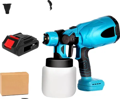 Produktbild von Elektrische Spritzpistole, 800 ml Kapazität, Hochgeschwindigkeitsleistung, Mit 1XBattery