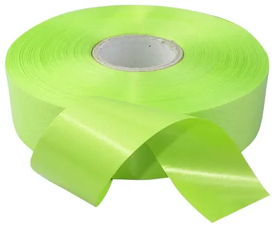 Geschenkband-Rolle, 3 cm x 90 m, Chartreuse, für Deko & Feiern