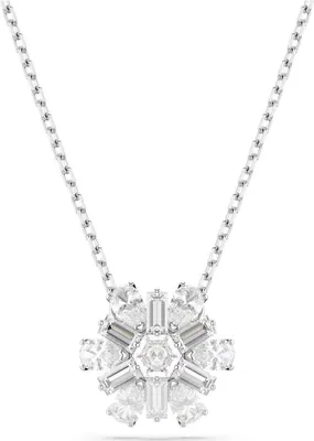 Produktbild von Swarovski Damen Halskette mit Schneeflocken Anhänger Weiß IDYLLIA 5691484