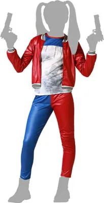 Produktbild von Verkleidung Blutiger Harlekin Blau Für Kinder - 7-9 Jahre