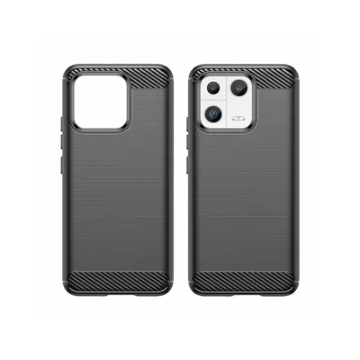 Produktbild von Carbon Case Hülle kompatibel mit Xiaomi 13 flexible Silikon Carbon Hülle schwarz