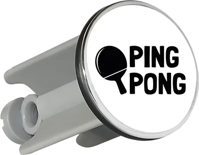 Produktbild von Huuraa Waschbeckenstöpsel Ping Pong Tischtennis 4cm höhenverstellbar Abflussstopfen Geschenkidee
