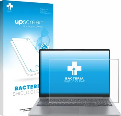 Produktbild von upscreen Schutzfolie für Lenovo ThinkBook 16 Gen 7+ Displayschutz Displayschutzfolie Folie Klar antibakteriell