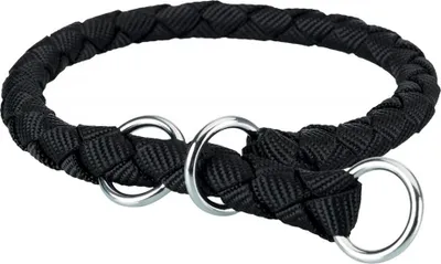 Obrázok produktu pre TRIXIE 143801, Pes, Štandardný obojok, Čierna, Jednofarebné, Stredná, 39 cm
