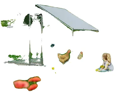 Zdjęcie produktu dla Kurnik, stal nierdzewna, wymiary: 3,6 m x 1,8 m x 2 m, odpowiedni dla hodowli wielu zwierząt, odporny na warunki atmosferyczne, system zamykania zapewniający bezpieczeństwo