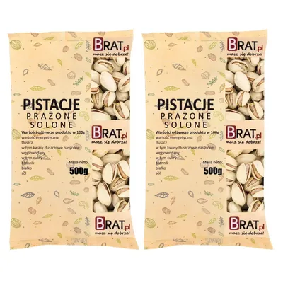 Zdjęcie produktu dla Pistacje prażone 1kg (2x500g)