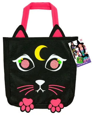 Produktbild von Halloween Betteltasche "Katze" | Schwarz - Süßes oder Saures