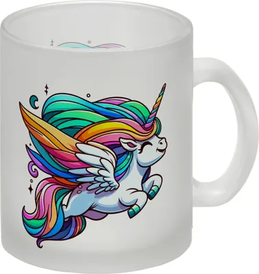 Produktbild von Einhorn Tasse Glas Tasse