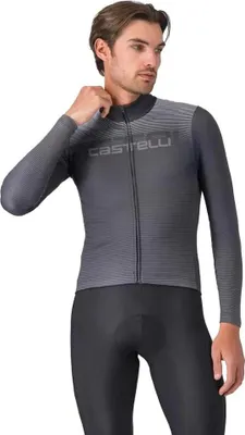 Produktbild von Castelli Apice Thermal Langarm-trikot Grau M Herren Grau M