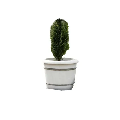 Produktbild von Pflanzschale aus Steinguss Frostfest Witterungsbeständig Amphore Blumenschale Steinfigur zur Gartendekoration Vase Schale Pflanzkorb ST-563