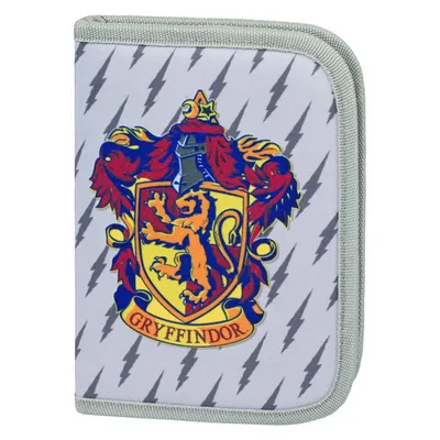 Obrázek produktu pro Školní penál klasik dvě chlopně Harry Potter Nebelvír