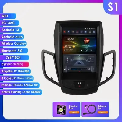 Immagine prodotto di Autoradio 2DIN con Android 14 - Lettore multimediale - Sistema di navigazione - CarPlay - Radio Bluetooth
