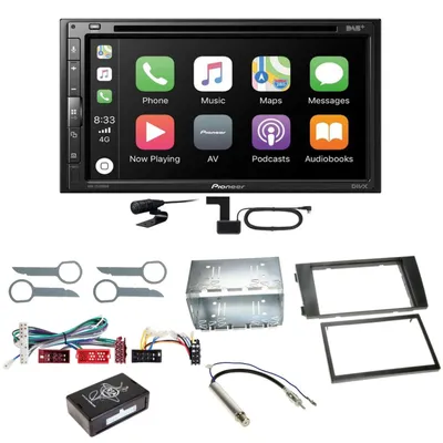 Produktbild von Pioneer AVH-Z5200DAB Android Auto Carplay Bluetooth Einbauset für Audi A6 4B