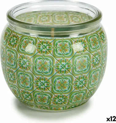 Obrázek produktu pro Svíčka s vůní zázvoru a limetky 7,5 x 6,3 x 7,5 cm (12 kusů)