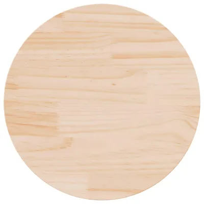 Image de vidaXL Plateau de table Rond Ø50x3 cm Pin massif