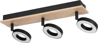 Productafbeelding van EGLO RIELVES, LED, 1500 lumen, 220-240 V, zwart, bruin