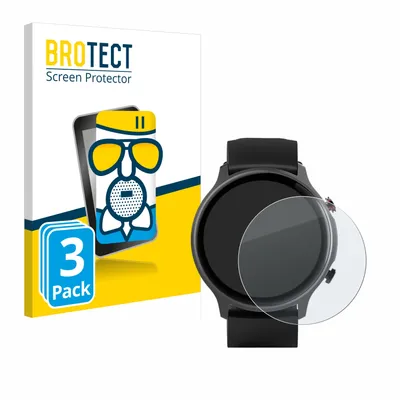 Produktbild von 3x BROTECT Entspiegelungs Schutzglas für Hama Fit Watch 6910 Schutzfolie Panzer Folie Glas Display Schutz matt