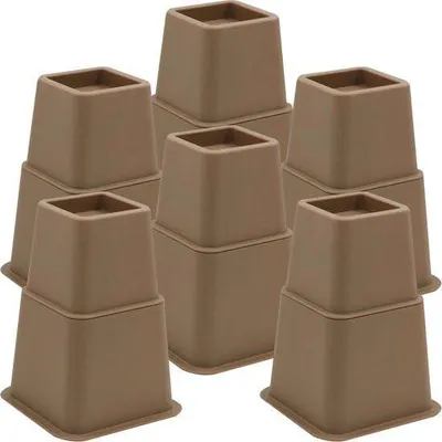 Produktbild von Möbelverhöher Set verstellbar 8, 11, 20 cm, braun, für Möbel