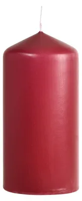 Produktbild von 6 DUNI Stumpenkerzen bordeaux, 130x60 mm, 148443