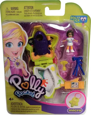 Produktbild von Mattel GCN09 - Polly Pocket Mini-Schatulle Shani Weltraumabenteuer