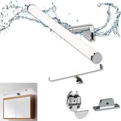 Immagine prodotto di Lampada da specchio per bagno - Lampada da parete - Argento