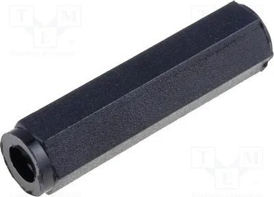 Obrázok produktu pre 5 kusov distančných objímok so závitom 30 mm, vyrobených z materiálu Kuntoff, s priemerom závitu M3
