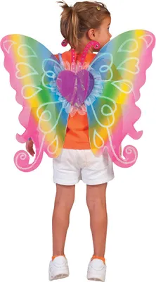 Immagine prodotto di Ali da fata per bambini colorate 60x54cm - taglia unica