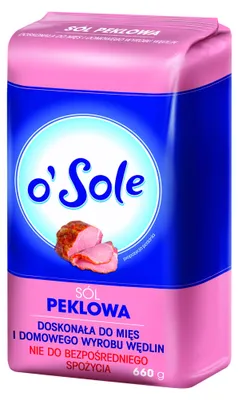 Produktbild von o'Sole Pökelsalz 660 g – Salz-Nitrit-Mischung zum Fleischpökeln