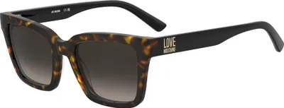 Produktbild von Moschino Love MOL091/S Havana 51/19/140 Damen Sonnenbrillen