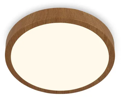 Obrázok produktu pre LED stropné svietidlo 16W 2000 lm 3000 K HxØ 4x28 cm farba dreva