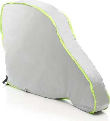Produktbild von Wiltec kryt na ťažné zariadenie striebornej farby 95x61x15cm Kryt na ťažné zariadenie pre karavany a prívesy, odolný voči UV žiareniu, vodotesný, 2 napínacie popruhy, 210D Oxford tkanina