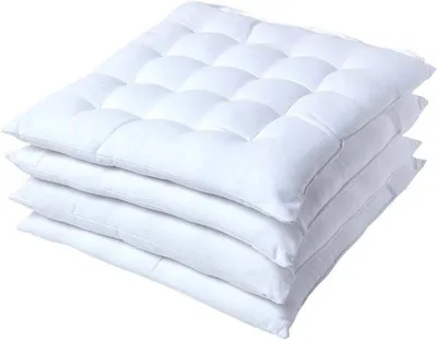 Produktbild von Famanu Sitzkissen für Esszimmerstühle - Set von 4 - 100% Baumwolle - 40 x 40 cm