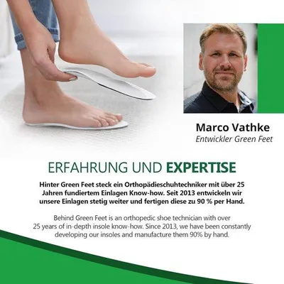 Produktbild von Orthopädische Einlegesohlen für Spreizfuß Größe 43-44