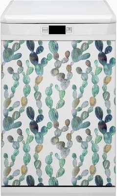 Produktbild von Abwaschbar 45x80 cm Geschirrspüle Magnetmatte Küche Dekorative  - Kakteen