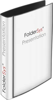 Obrázek produktu pro Kroužkový pořadač FolderSys 4 kroužky černý 4,0 cm DIN A4