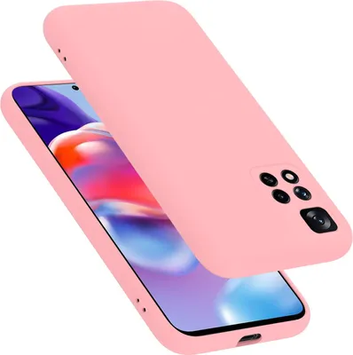 Produktbild von Cadorabo Schutzhülle für Xiaomi RedMi NOTE 11 PRO+ Hülle in Rosa Handyhülle Case Cover TPU Etui