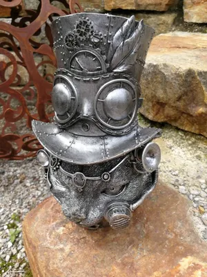 Produktbild von Gilde Skulptur"Steampunk Tom-Cat Poly