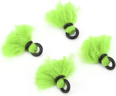 Image de 4pcs Fly Fishing Float Yarn Strike Indicators Drift Hooking Positioning Floats BobbersGreen