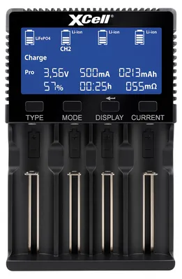 Immagine prodotto di Caricabatterie rapido XCELL BC-X4000 P, LiFePO4, Li-Ion, Ni-Cd, Ni-MH