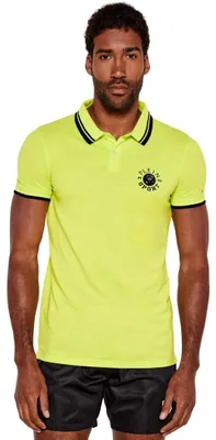 Obrázek produktu pro Plein Sport – pánské polo tričko, směs bavlny SY4104 (L) (limetková)
